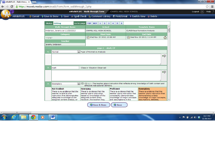 CLASS Keys Formative Analysis Template from Media-X